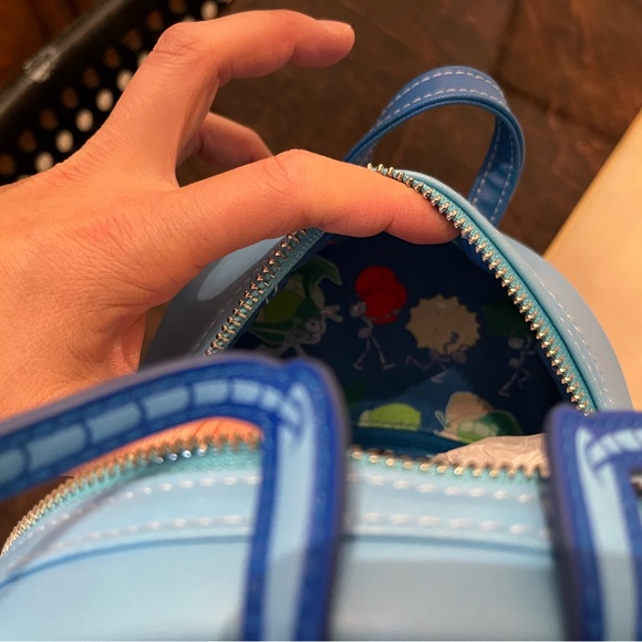 Loungefly Disney Pixar A Bug's Life Flik Cosplay Mini Backpack Exclusive - Picture 7 of 8